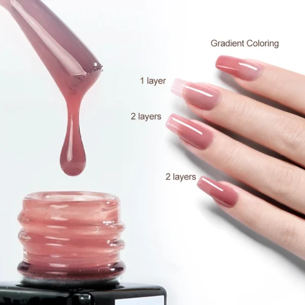 Venalisa 15ml Nail Gel Polish Semi Permanent Jelly Color Enamel Primer Base Coat Top Coat UV Gel Nail Varnish Soak Off Manicure - Image 5