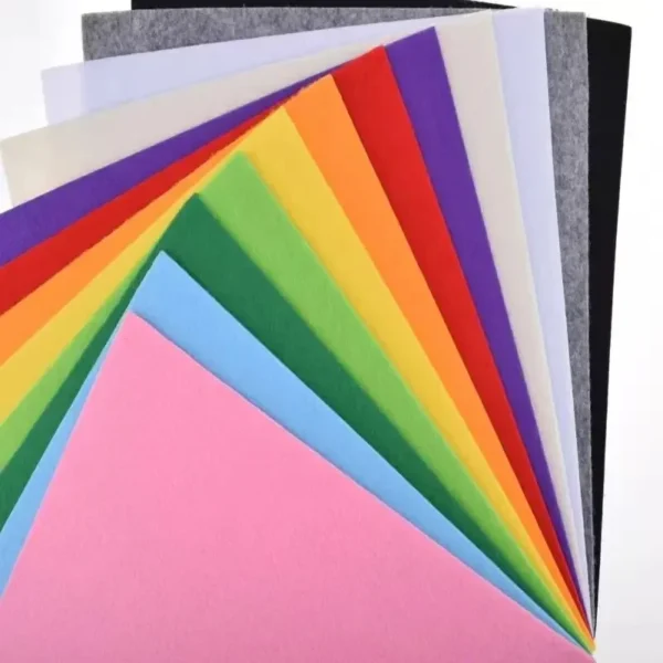40Pcs Soft Felt Fabric Sheet Assorted Color Patchwork Sewing DIY Craft Squares Nonwoven 1mm Thick Handmade Fabric Weaving - Image 3