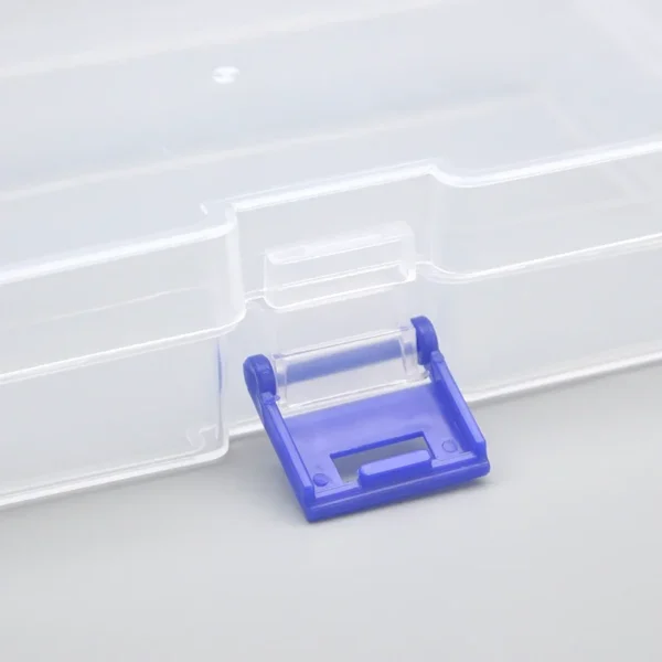5 pcs Transparent Lockable Box Small Object Storage Box Fishing Gear Accessories Box Plastic Material - Image 3