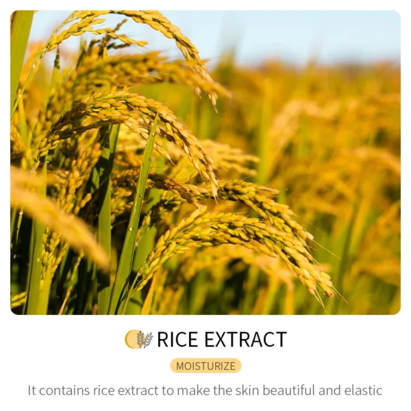 10pcs BIOAQUA Rice Raw Pulp Facial Masks skincare Moisturizing Firming Hydrating Face Mask Sheets Mask Korean Skin Care - Image 4