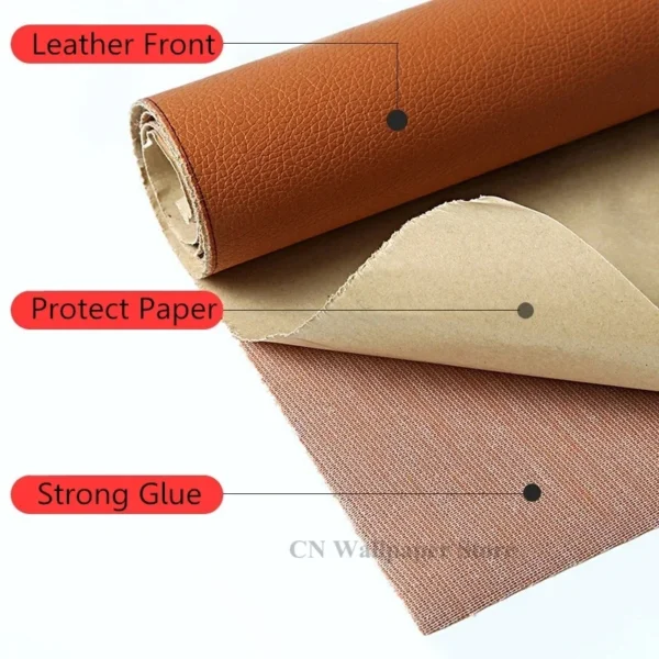 Repair Patches Self-Adhesive Leather PU Leather Fabric Stickers for Leather Clothes Sofa Car Seats Furniture Bags Repair Sticky - Image 6