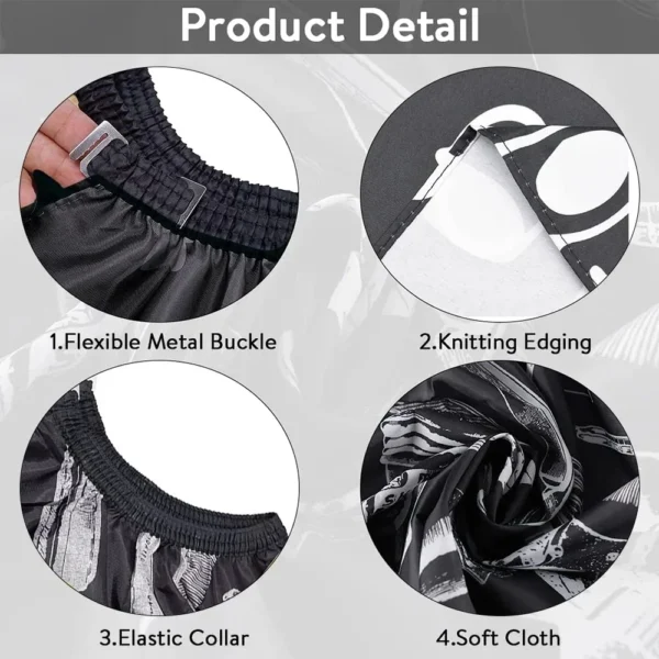 Professional Waterproof Hairdressing Shawl Bib paper Set Nylon Hairdressing Salon Clothes Chopped Hair Isolator Hair Dyeing Tool - Image 2