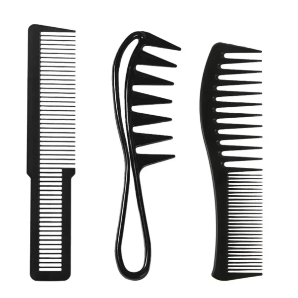 2/3/4pcs Wide Tooth Curl Comb Detangling Comb Texture Comb For Curly Wet Wavy Thick Hair Wigs Salon Barber Hairstyle Tool - Image 2