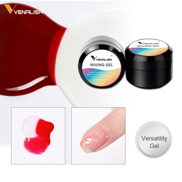 Venalisa Reinforce Gel Keep Nail C Arc UV Construction Gel Thick Base Coat Hard Painting Gel Lacquer 5D Modelling Gel - Image 6