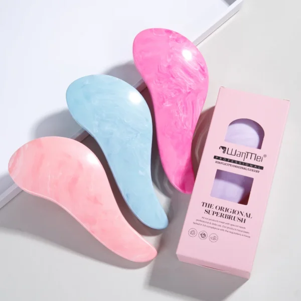 1pc Magic Detangling Comb Boxed 4 Colors Anti-static Massage Hair Brushes Air Cushion Hairbrush Comb Festival Gift Box Comb - Image 3