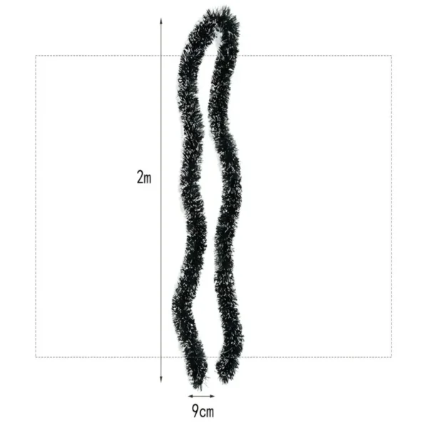 1PCS 2M Christmas Eve Decoration Bar Tops Ribbon Garland Christmas Tree Kitchen Ornaments Wedding Party Decoration Prop - Image 6