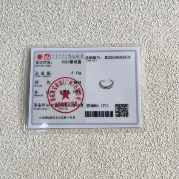 925 Sterling Silver Simple Ring For Women Fine Jewelry Finger Adjustable Open Vintage Ring For Party Birthday Gift - Image 6