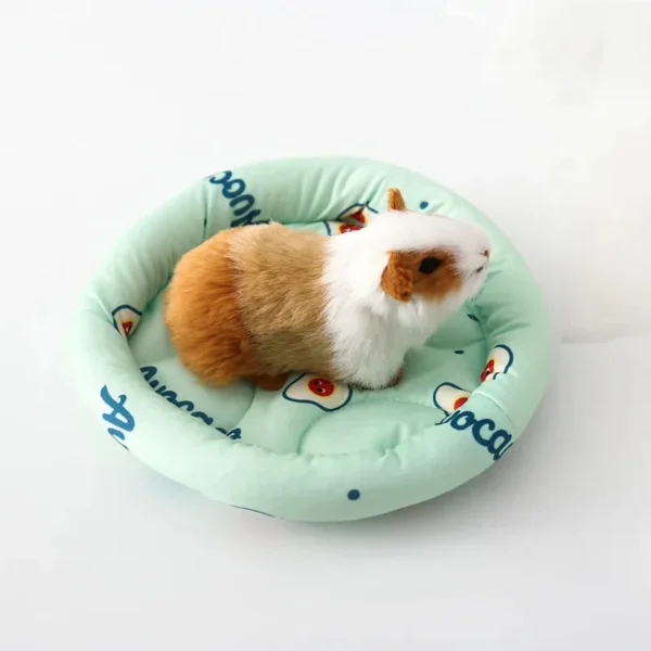Circular Hamster Bed Comfortable Sleep Mat Pad for Hedgehog Squirrel Mice Rats Guinea Pig Chinchilla Small Animal Soft Cushion - Image 5