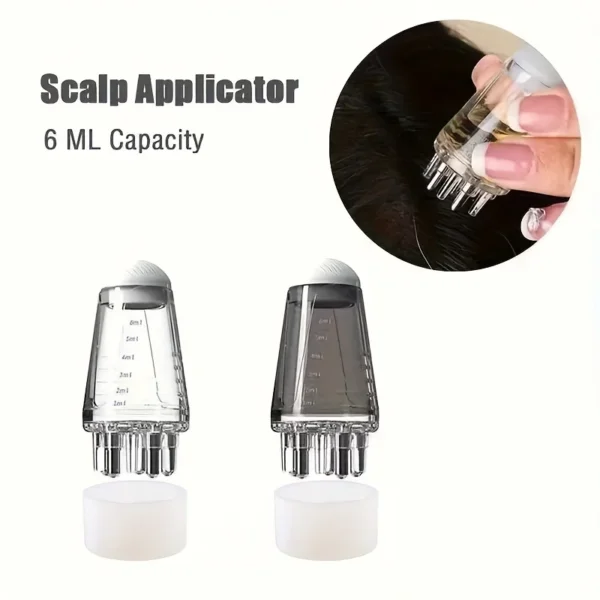 2/3pcs Hair Growth Essential Oil Applicator Bottle & 1ml Scalp Massage Comb Set - Anti-Loss, Scalp Care Tools for All Hair Types - Image 2