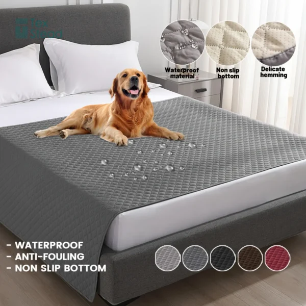Double-Sided Waterproof Dog Bed Cover Pet Blanket Sofa Couch Furniture Protector For Dogs - Image 1