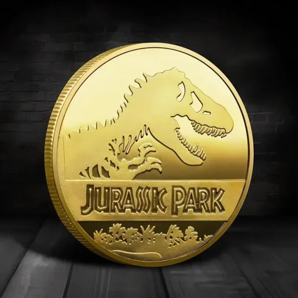 Souvenir Coin REPLICA Commemorative Coins Medallion Badges Coins Jurassic Park Dinosaurs Coins - Image 6