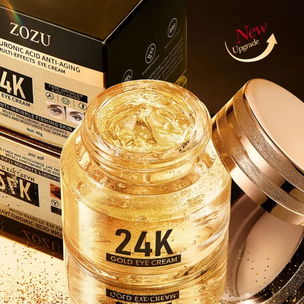 kf-S9e37cea92cf94b3fbf3fde7ecca38632x 24k Gold Hyaluronic Acid Eye Cream Anti Dark Circles Eye Bags Firming Moisturizing Eyes Skin Care Prodcuts - Image 1