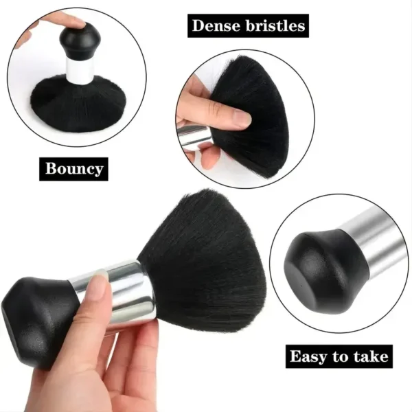 2/3pcs set Barber wrap set Waterproof Hair Cutting Cape with Neck Duster Professional Barber Salon Hairdressing Gown Brush Set - Image 6