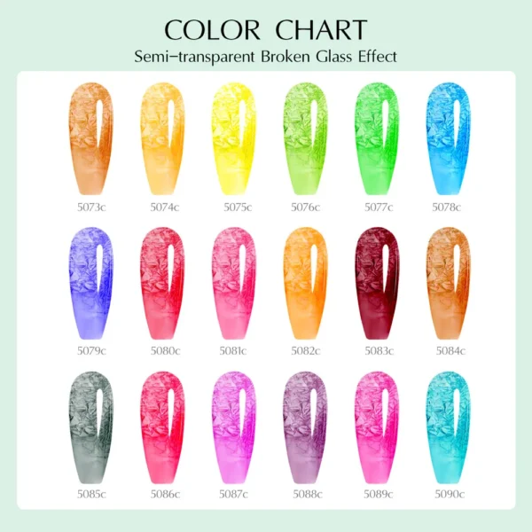 VENALISA 10ml Nail Gel Polish Pastel Pink Base French Nail Art with Rainbow Crystals Soak Off UV LED Long Lasting Semi Permanent - Image 2