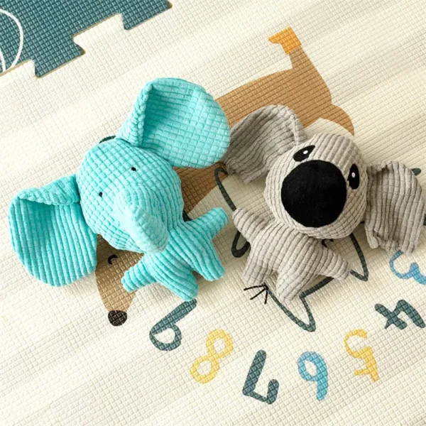 Plush Pet Dog Squeak Toys for Small Dogs Cute Pig Elephant Molar Training Decompress Interactive Dog Sound Toy Bite Resistant - Image 6