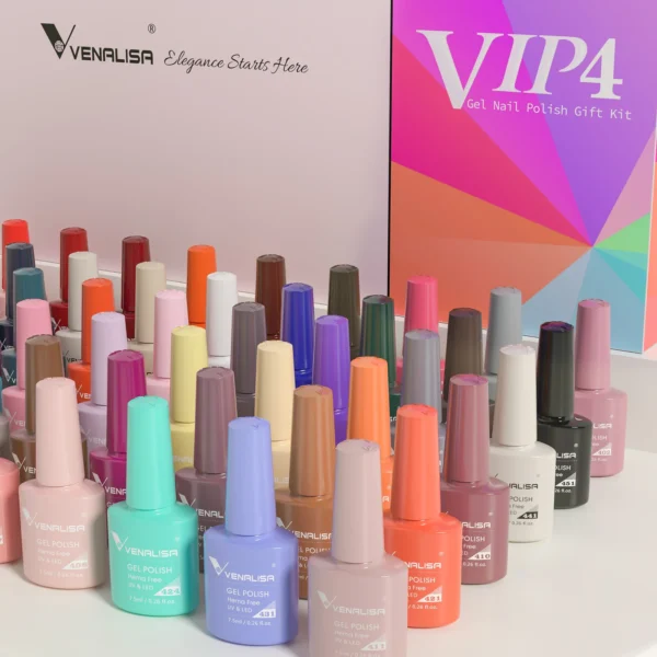 Venalisa VIP4 Nail Gel Polish 7.5ml TPO FREE Soak Off UV LED Gel Varnish Full Coverage Super Texture Gorgeous Nail Manicure - Image 2