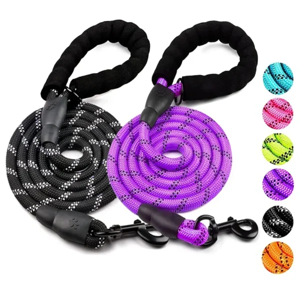 Strong Dog Leash Pet Leashes Reflective Leash For Big Small Medium Dog Leash Drag Pull Tow Golden Retriever - Image 1