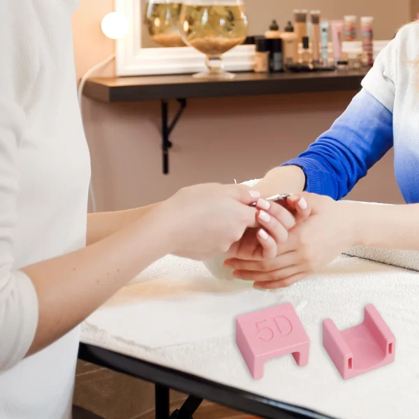 1pc Nail Art Magnetic Stick White/Pink Nail Art Suede Magnet Suitable for DIY 3D Magnetic Cat Eye Gel Nail Polish Magnet Tools - Image 5