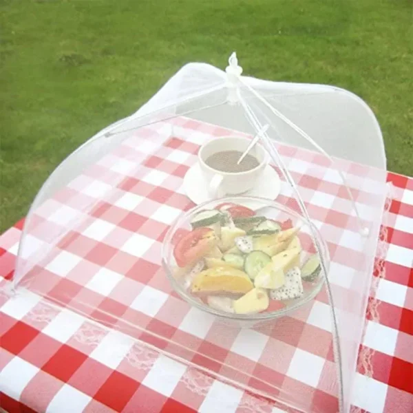 Foldable Food Mesh Cover Fly Anti Mosquito Pop-Up Food Cover Umbrella Meal Vegetable Fruit Breathable Cover Kitchen Accessories - Image 4