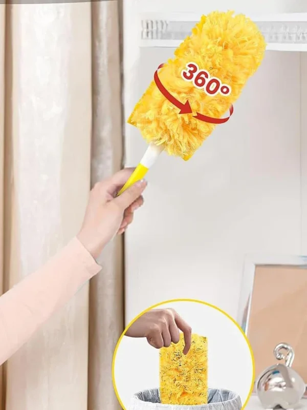 Single-sided 180 ° electrostatic precipitator for cleaning dust spider web cleaning disposable feather duster roof and desktop - Image 5