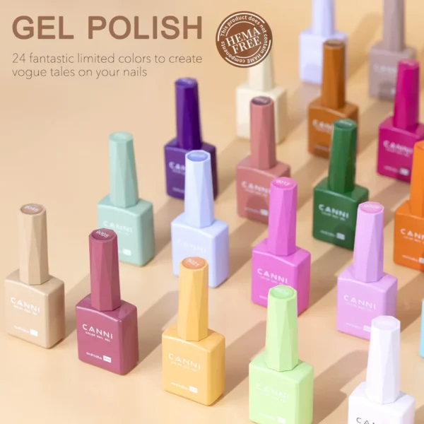 Hema/TPO Free Base Coat Diamond Tempered Top Venalisa CANNI Dehydrator Primer Velvet Matt Top Semi Permanent Nail Reinforce Gel - Image 2