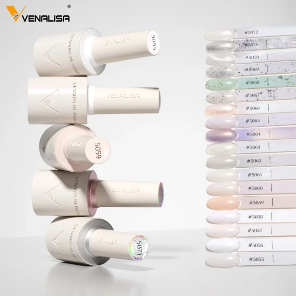 VENALISA 10ml Nail Gel Polish New Formula Vegan HEMA TPO Free Translucent Jelly Nude Gel Polish Colorful Varnish Semi Permanent - Image 3