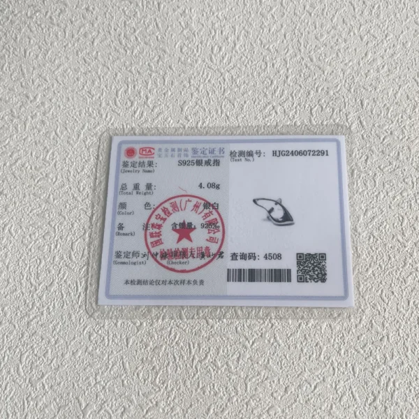 925 Sterling Silver Rings For Women Trendy Fashion O White Stone Hug Hollowout Shape Handmade Couple Jelwery For Party Gift - Image 6