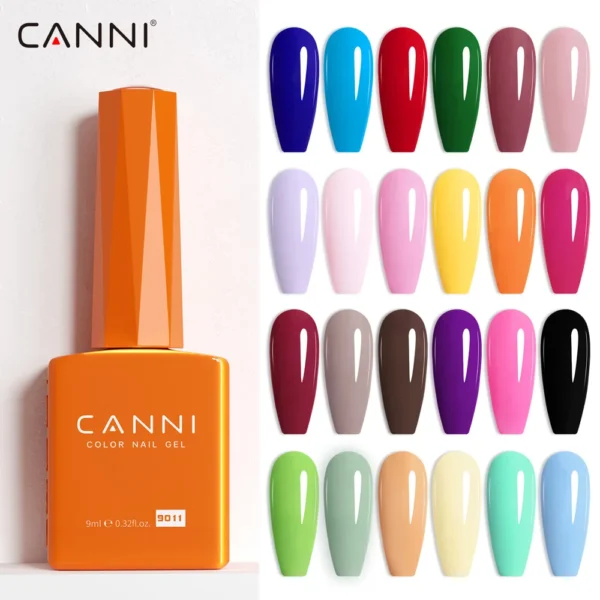 CANNI Fall Color Collection Gel Nail Polish TPO FREE 9ml Soak Off UV LED Semi Permanent Long Wear Diamond Top Nail Gel Varnish - Image 5