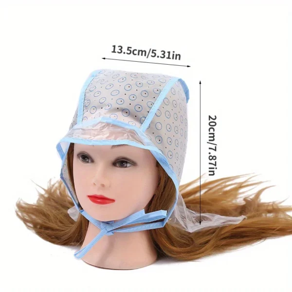 6pcs/Set Hair Highlighting Frosting Cap Hair Dye Cap Disposable highlight dyed hat With Plastic Hook Hairdressing Coloring Tools - Image 3