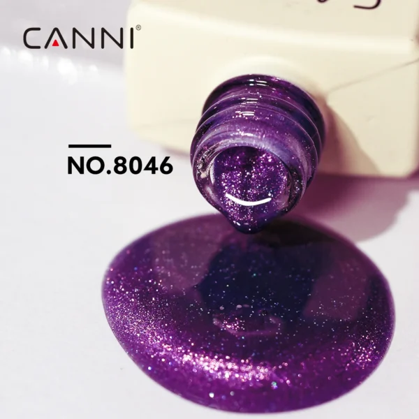 CANNI HEMA FREE TPO FREE 9ml Glitter Silver Cat Magnetic Gel Nail Polish Galaxy Diamond Full Coverage Pigmented Gel for Nail - Image 6