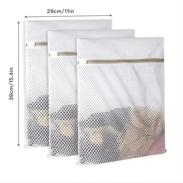 Honeycomb Mesh Laundry Bags For Delicates,Net Fabric Durable And Reusable Delicate Wash Bag Travel Organization Bag For Lingerie - Image 6