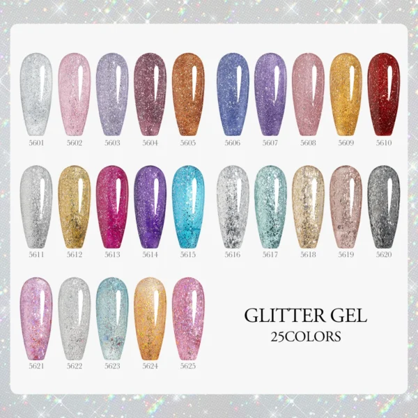 VENALISA 10ml Cat Eye Gel Nail Polish Ultra Sparkle Glitter Gel HEMA FREE TPO FREE Semi Permanent UV LED Soak Off Nail Manicure - Image 6