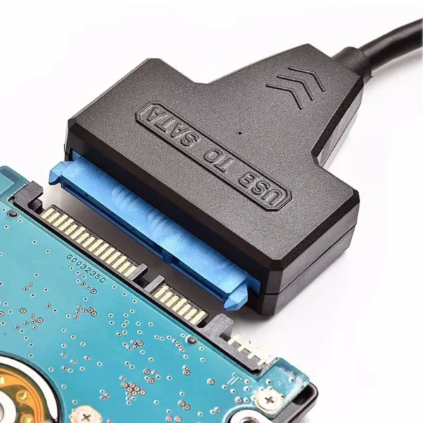 SATA 3 to USB 3.0 adapter cable 6Gbps high speed data Sata to usb adapter with power port support 2.5/3.5inch SSD HDD hard drive - Image 6