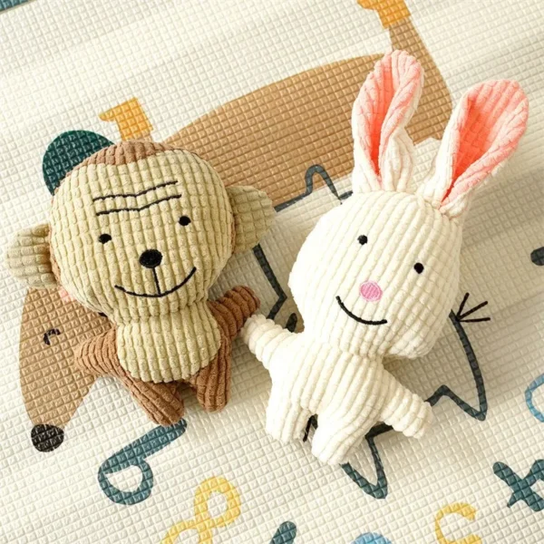 Plush Pet Dog Squeak Toys for Small Dogs Cute Pig Elephant Molar Training Decompress Interactive Dog Sound Toy Bite Resistant - Image 3