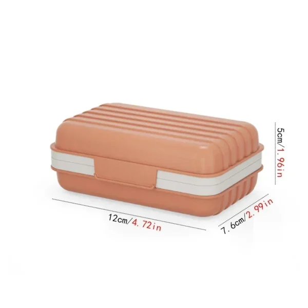 2/3pcs Bathroom Soap Dish With Lid Home Plastic Soap Box Keeps Soap Dry Soap Dish Travel Essentials - Image 6