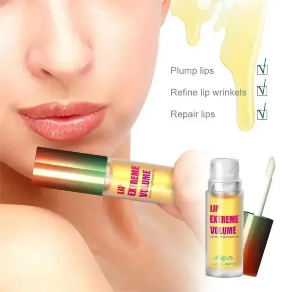 Lip Plumper Oil Serum Instant Long Lasting Volumising Essence Repair Fine Lines Increases Elasticity Sexy Balm New - Image 4