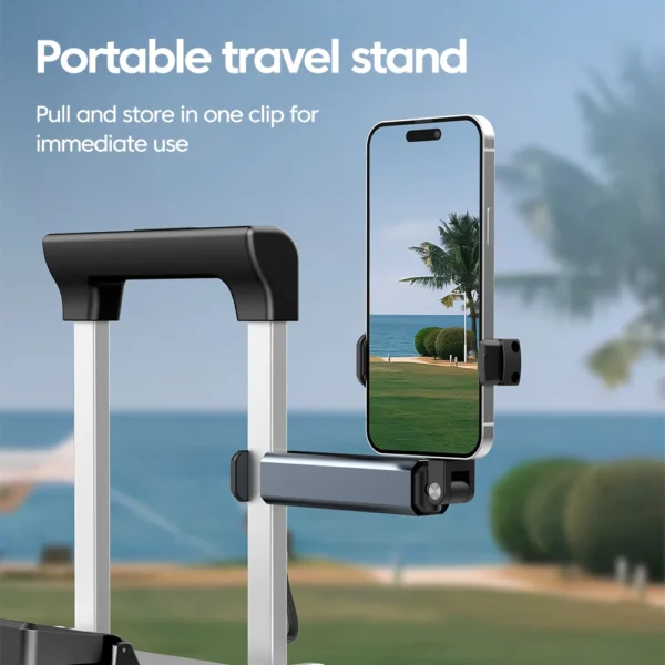 360 Degree Rotating Mobile Travel Portable Stand Folding Storage Selfie Adjustable Phone Stand - Image 2