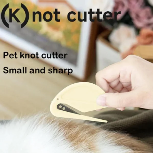 5pcs Pet Knot Cutter, Colorful Perfect De-tangling Tool For Cats, Small And Sharp Grooming Knot Remover - Image 3