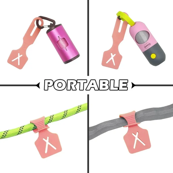 New Silicone Dog Poop Bag Holder Pet Garbage Bag Clip Hands-free Clip Dog Cleaning Supplies Dog Poop Bag Dispenser - Image 2