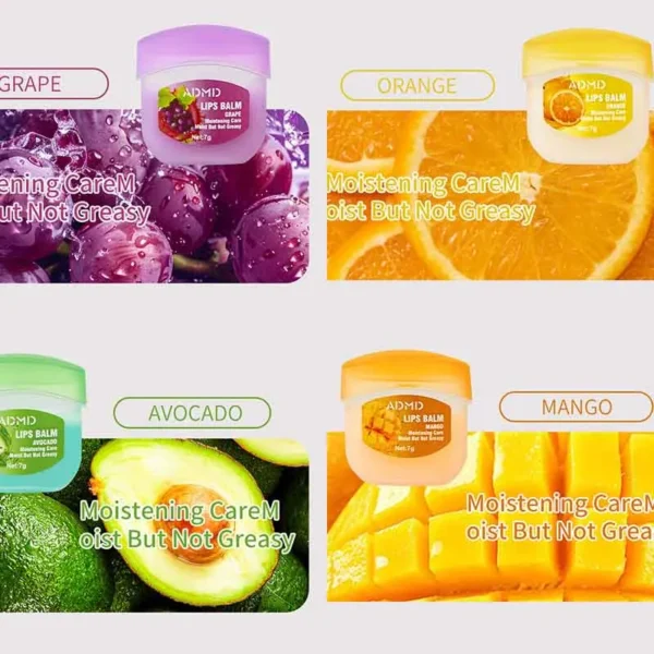 8pcs/box Fruits Lip Balm Sets Moisturizing Lipstick Makeup Base Moisturizer Lip Balm Anti-Cracking Lips Skin Care - Image 4