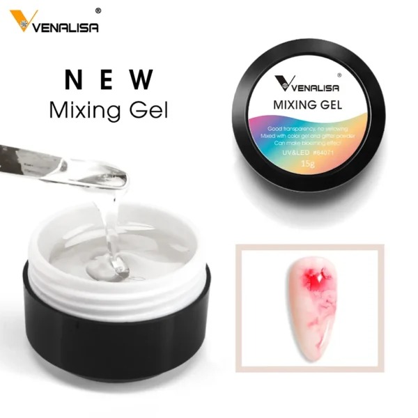 Venalisa Reinforce Gel Keep Nail C Arc UV Construction Gel Thick Base Coat Hard Painting Gel Lacquer 5D Modelling Gel - Image 5