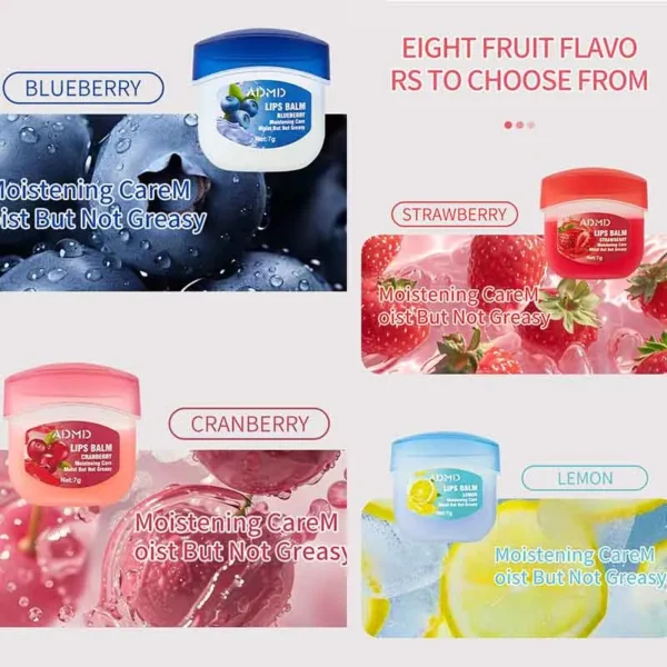 8pcs/box Fruits Lip Balm Sets Moisturizing Lipstick Makeup Base Moisturizer Lip Balm Anti-Cracking Lips Skin Care - Image 3
