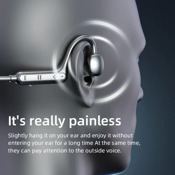 High Power Sound Conduction And Long Battery Life Bluetooth Earphone Neck Mounted Wireless Headset - Image 2