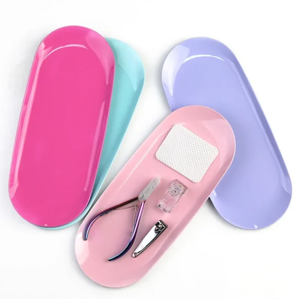 New Stainless Steel Cosmetic Storage Tray Heart Shape Nail Art Equipment Plate Surgical Dental Salon Manicure Tools - Image 5