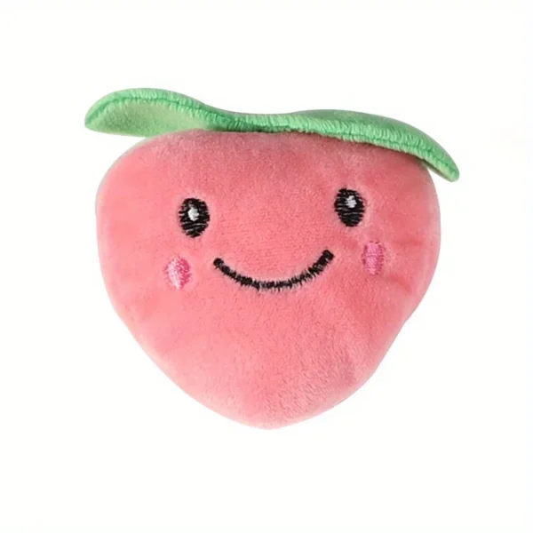 Plush Cat Toys Interactive Kicker Teeth Grinding Fruit Shaped Pet Toy for Kittens - Image 4
