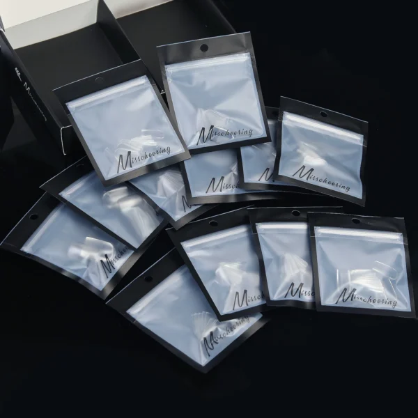 120/140pcs Exquisite box set Almond False Nail Tips Clear Matt Soft Fake Nails Extension For Home DIY Nail Salon Manicure Gift - Image 2