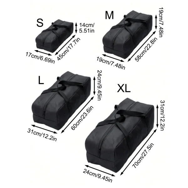 Large Storage Bag Storage Bag Oxford Cloth Storage Tool Storage Bag Outdoor Supplies Storage Bag Tent Storage Bag - Image 3