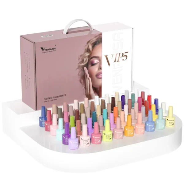 Venalisa VIP5 TPO FREE Jelly Pink Nude Collection Nail Gel Polish Glitter Gorgeous Soak Off UV LED Gel Varnish Nail Manicure - Image 6