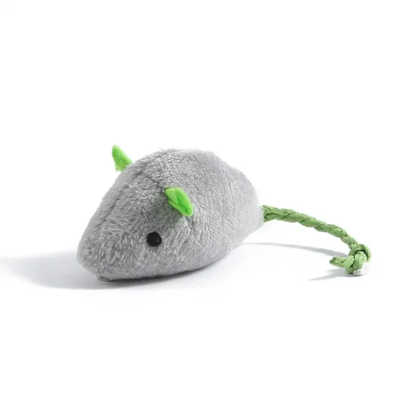 3-200 Pcs Rattle Cat Mouse Toys Also Prefilled Catnip Faux Fur Cat Toys Interactive Cat Game Catnip Toys for Cats Pet Products - Image 5