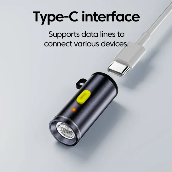 Type-C to Mini Cigarette Lighter Portable Press type Cigarette Lighter Outdoor Safety Portable Mini Cigarette Lighting Artifact - Image 6